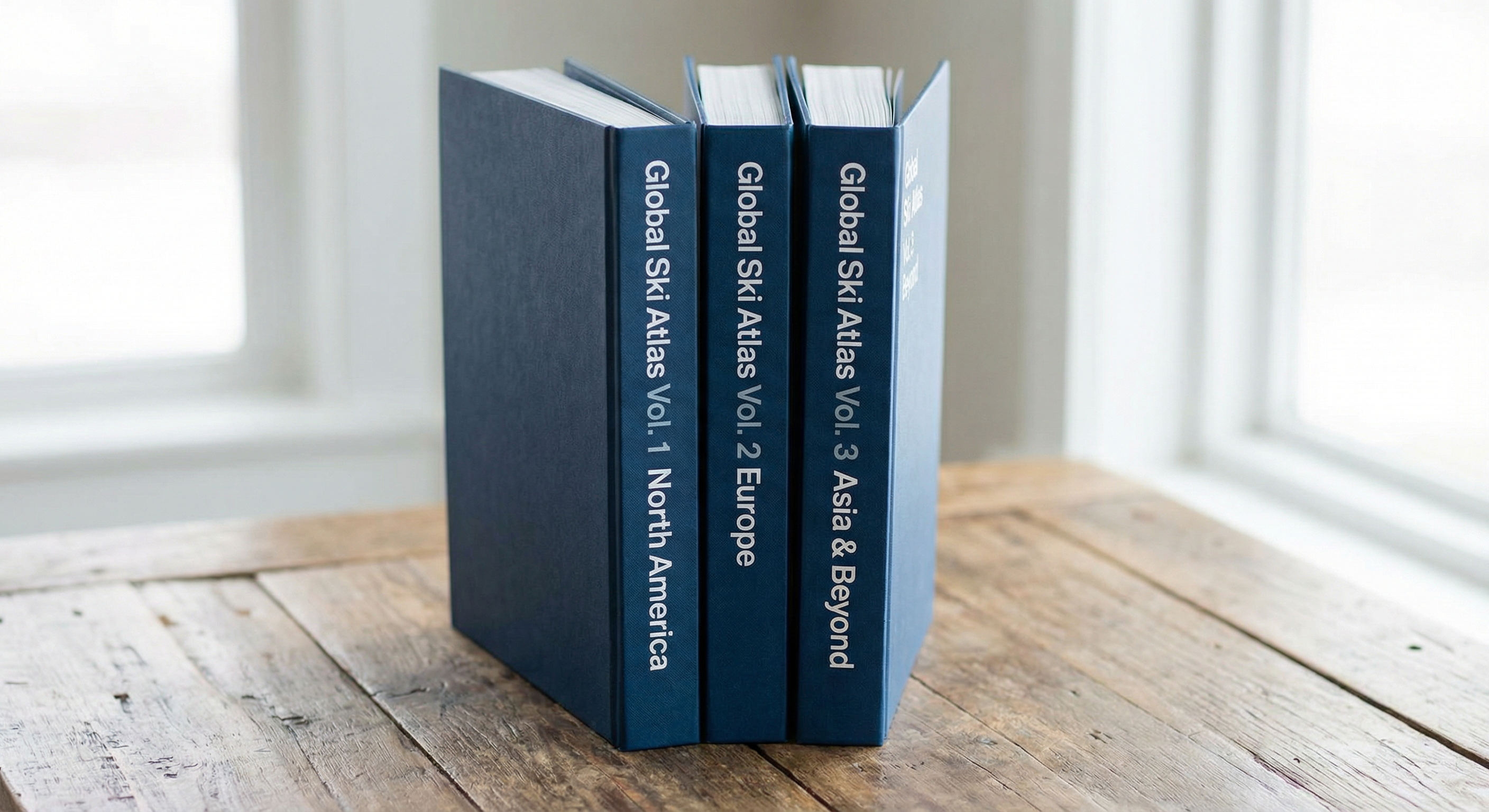 Global Ski Atlas 3-volume set: North America, Europe, Asia & Beyond