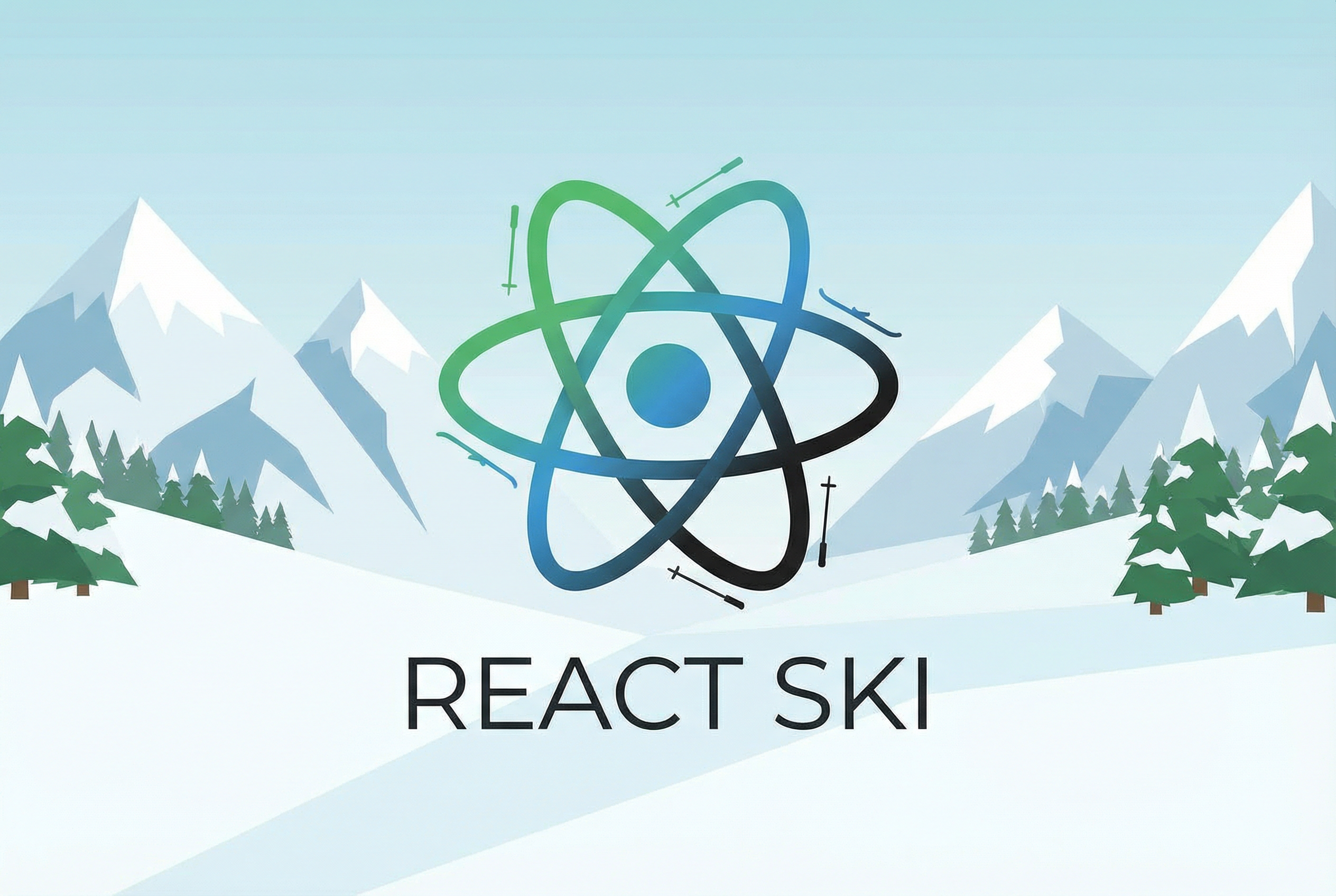 Ski-themed React - modern web meets skiing